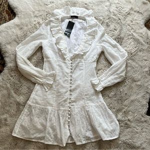 NWT NASTY GAL EYELET MINI DRESS